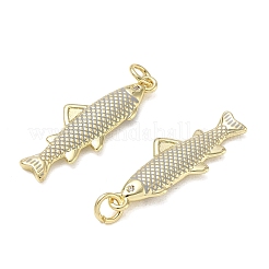 Pendentifs d'émail en laiton &nbsp;KK-CBA9234-13G-01