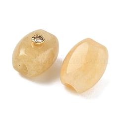 Natürliche Topas Jade europäischen Perlen&nbsp;GG-CBA105B-02A-G