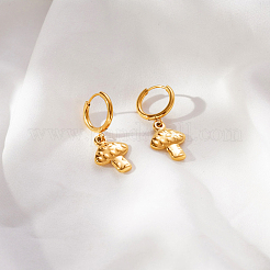 Boucles d'oreilles pendantes créoles en acier inoxydable 304 pour femmes&nbsp;MS6210-3