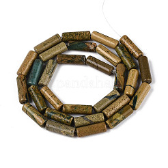 Нити бусин из натурального камня вердит G-T141-71