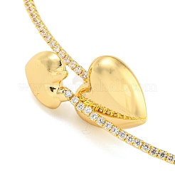 Колье-колье из латуни с покрытием стойки NJEW-A031-02-02G