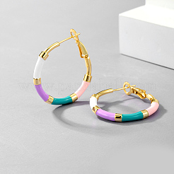 Элегантные серьги-кольца из стерлингового серебра s925 DH6227