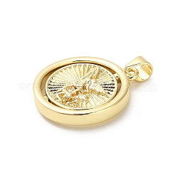 Латунные подвески KK-D011-01B-G