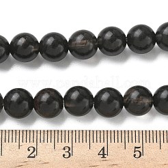 Натуральные ледяные обсидиановые бусинки G-P590-A01-8mm-03