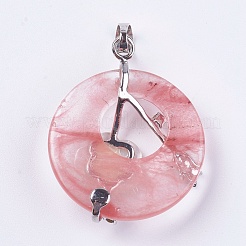 Арбуз камень стеклянные подвески G-F546-A02