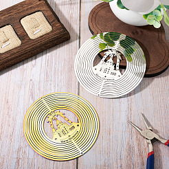 2 pz 2 colori 201 connettori/ciondoli in acciaio inossidabile&nbsp;STAS-TA0005-56