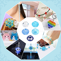 5 нить нити стеклянных бусин 5 цветов&nbsp;EGLA-PH0001-61