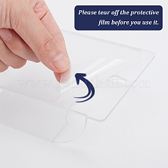 Прозрачная акриловая настенная витрина для хранения вещей&nbsp;AJEW-WH0479-54