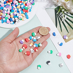 172 г бусины из полимерной глины ручной работы&nbsp;CLAY-PA0001-19