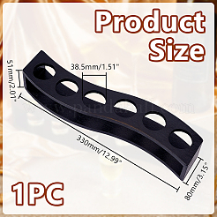 Porta bicchieri da vino in bambù con 6 foro&nbsp;ODIS-WH0081-17A
