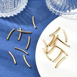 Латунные трубки изогнутой бисера&nbsp;XGRPCU093-259G