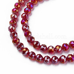 Гальванизируйте прозрачное стекло бисер нитей&nbsp;EGLA-N002-34B-C11