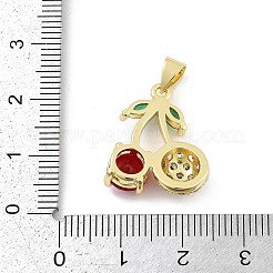 Латунные микро проложить кубического циркония подвески&nbsp;KK-Z090-01G-01