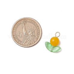 Подвески из малайзийского нефрита натурального окрашенного цвета&nbsp;PALLOY-JF03403-01