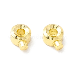 Perline ondulato in Ottone&nbsp;KK-E280-01G