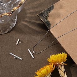 3 шт. 3 стиля 925 серебряных булавки-конвертера для подвески&nbsp;STER-BBC0008-54S