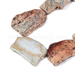 Colliers de perles en tranches de pierre shoushan naturelle&nbsp;G-Q616-04A