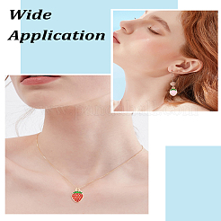 48шт 2 цвета светлые позолоченные подвески из сплава с эмалью&nbsp;FIND-LP0002-74