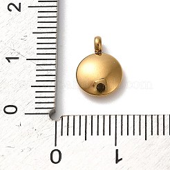 Подвески из нержавеющей стали 304 с черной эмалью&nbsp;STAS-R009-01G-T