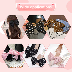 4 шт. 2-х цветные полиэстеровые подвески для обуви AJEW-PH0012-19