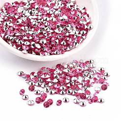 Imitazione taiwan acrilico con strass a punta sul retro cabochon&nbsp;GACR-A003-5mm-02