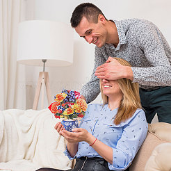 Наборы поздравительных открыток с букетом из бумажных цветов своими руками&nbsp;AJEW-WH0455-197A