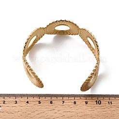 Браслеты-манжеты из нержавеющей стали 304&nbsp;BJEW-P368-10G