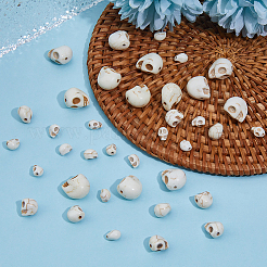 198 шт. 3 стиля окрашенных синтетических бирюзовых бусин G-FI0001-24