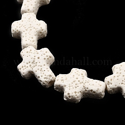 Бусы из натуральной лавы&nbsp;G-L498-E01-01C