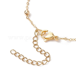 4 pz 4 stili collane con ciondolo in conchiglia naturale placcata&nbsp;NJEW-JN05180-01