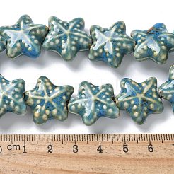 Perle di porcellana fatte a mano della serie oceano&nbsp;X1-PORC-R002-05-05