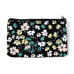 Кошельки из хлопковой ткани с цветочным узором&nbsp;AJEW-N003-06