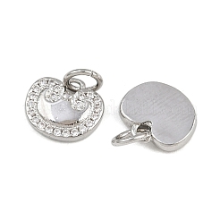 Латунные микро проложить кубического циркония подвески&nbsp;KK-A269-60P