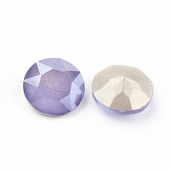 Cabochons de strass pointu dos et dos plaqué en verre&nbsp;RGLA-J012-10mm-539MK