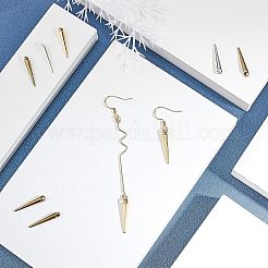 合金のチベット風チャーム  スパイクビーズ  鉛フリーとニッケルフリー  コーン  ミックスカラー  21~34x3~4.5mm  穴：1~3mm  100個/箱&nbsp;TIBEP-NB0001-14-FF