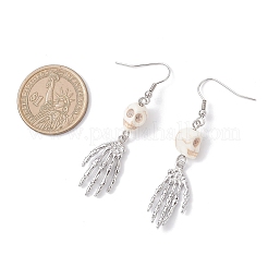 Латунь болтающийся серьги&nbsp;EJEW-TA00710