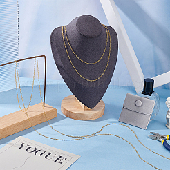 Латунные плоскоовальные кабельные цепи длиной 3 м.&nbsp;DIY-HY0001-71