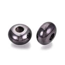 Placcatura uv perline europee acriliche opache&nbsp;PACR-T017-19M-02