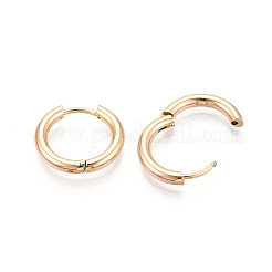 Orecchini a cerchio in acciaio inossidabile 304&nbsp;EJEW-T048-24A-G