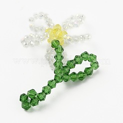 Кулоны ручной работы из бисера и стекла&nbsp;GLAA-I046-10A