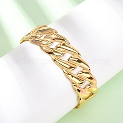 Браслеты-манжеты из нержавеющей стали 304 для женщин BJEW-G749-05G