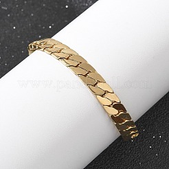 Браслеты-змейки из нержавеющей стали 304 для женщин&nbsp;BJEW-R009-01G