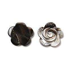 Rose schwarz Lippe Shell Cabochons&nbsp;SSHEL-E553-09