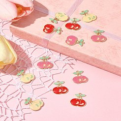 12шт 3 цвета светлые позолоченные подвески из сплава с эмалью&nbsp;FIND-FS0002-83