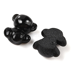 Cabochons décodés chiot en résine opaque&nbsp;CRES-I034-08B