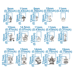 Сплавочные подвески тибетского стиля&nbsp;TIBEP-TA0002-32AS