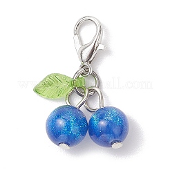 Имитация кошачьего глаза из смолы и акрила подвесные украшения&nbsp;HJEW-JM03888-02