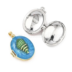 Medaillon-Anhänger aus emailliertem Edelstahl 304&nbsp;STAS-Z191-01