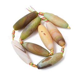 Матовое природные агат бисер пряди&nbsp;G-P605-M01-01