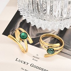 Кольца-манжеты из нержавеющей стали 304 RJEW-Z078-17G